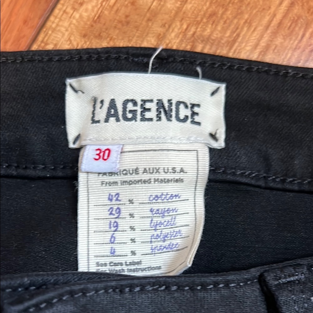 L'AGENCE Black Jeans